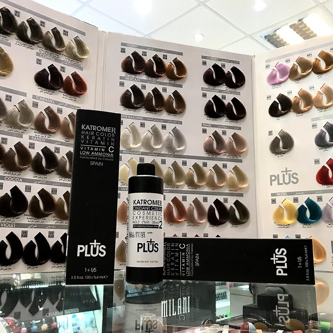 رنگ مو طبیعی کاترمر